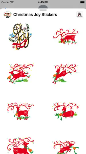 Christmas Joy Stickers