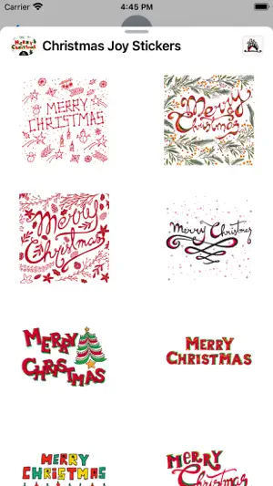 Christmas Joy Stickers
