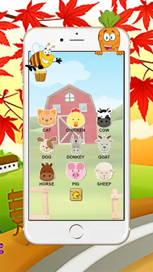 Farm Animals : 对于儿童教育游戏