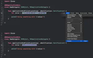 Evaluate for Xcode