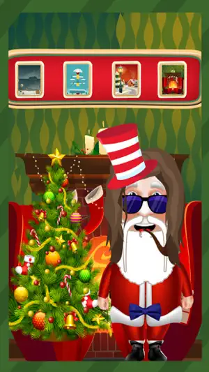 圣诞树制造商与圣诞老人装扮 - 一个圣诞假期游戏