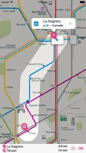 巴塞罗那地铁图 Lite