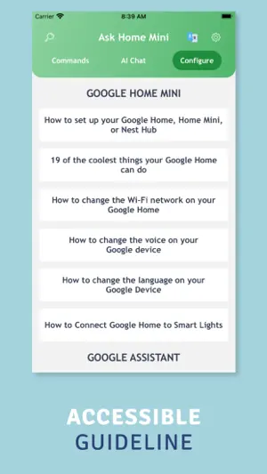适用于 Home Mini for Google 的应用